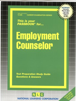 cover image of Employment Counselor